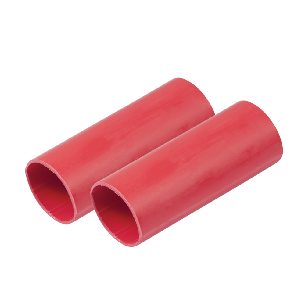 Ancor Battery Cable Adhesive Lined Heavy Wall Battery Cable Tubing (BCT) - 1" x 3" - Red - 2 Pieces 327603