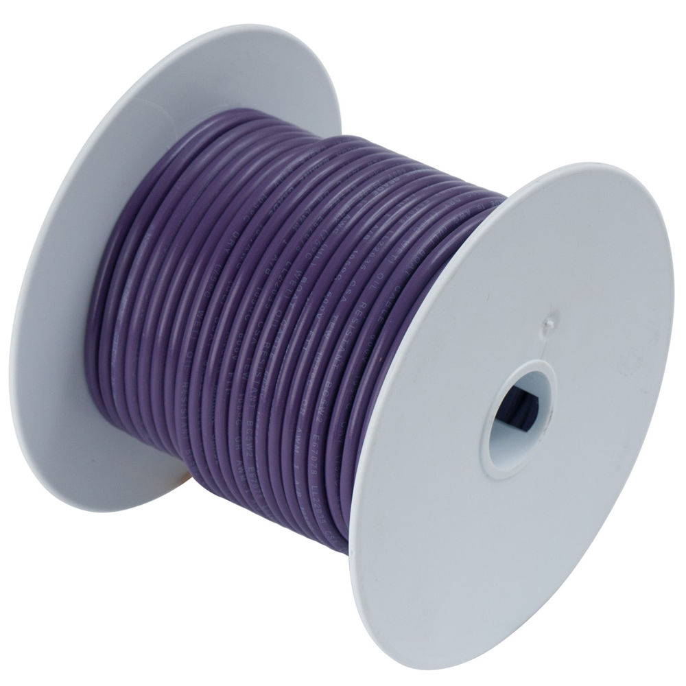 Ancor Purple 18 AWG Tinned Copper Wire - 35' 180703