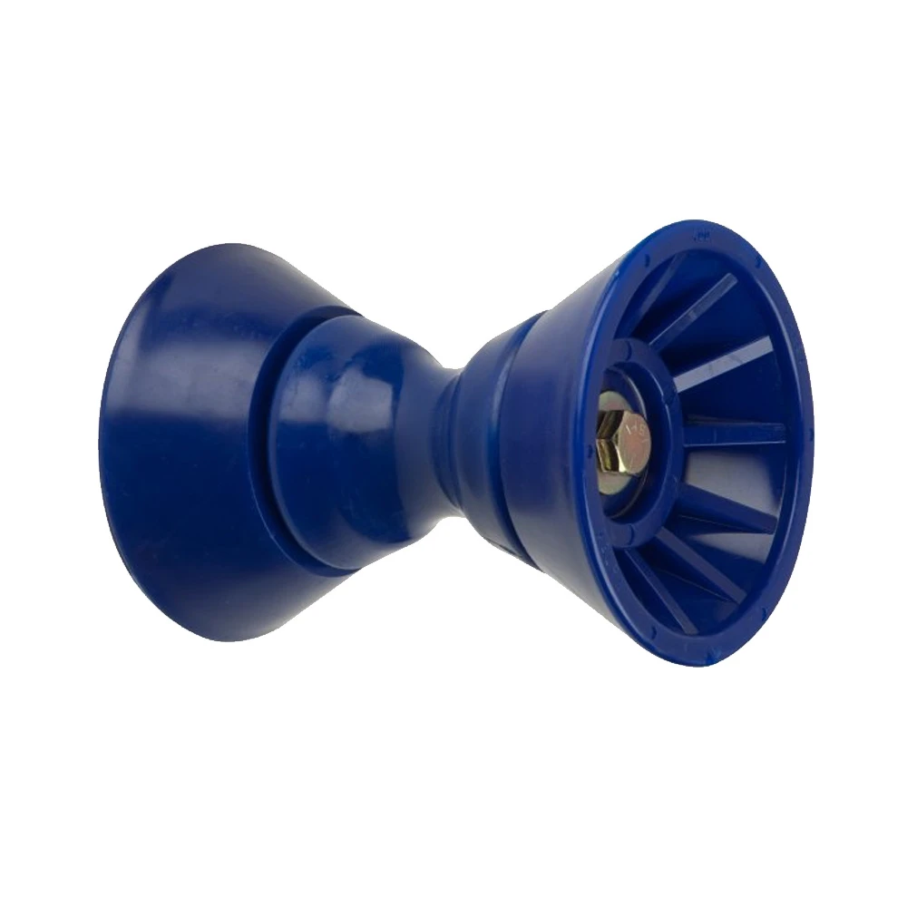 C.E. Smith 4" Bow Bell Roller Assembly - Blue TPR 29331