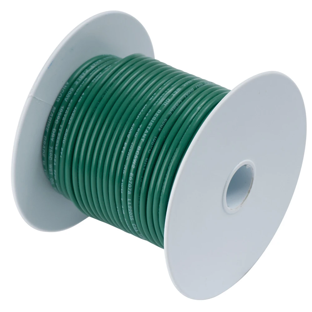 Ancor Green 12 AWG Tinned Copper Wire - 250' 106325