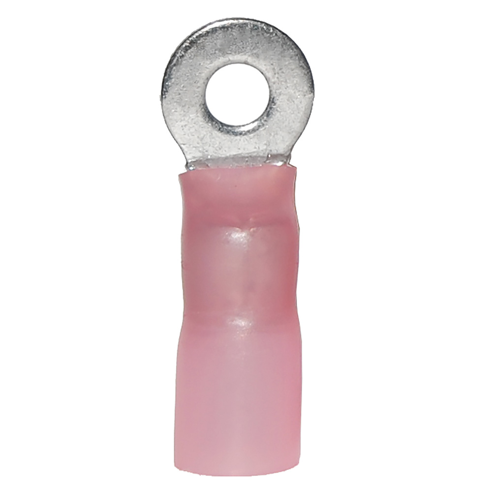 Ancor 8AWG #10 Ring Terminal Heat Shrink Red 25 Pack 321325
