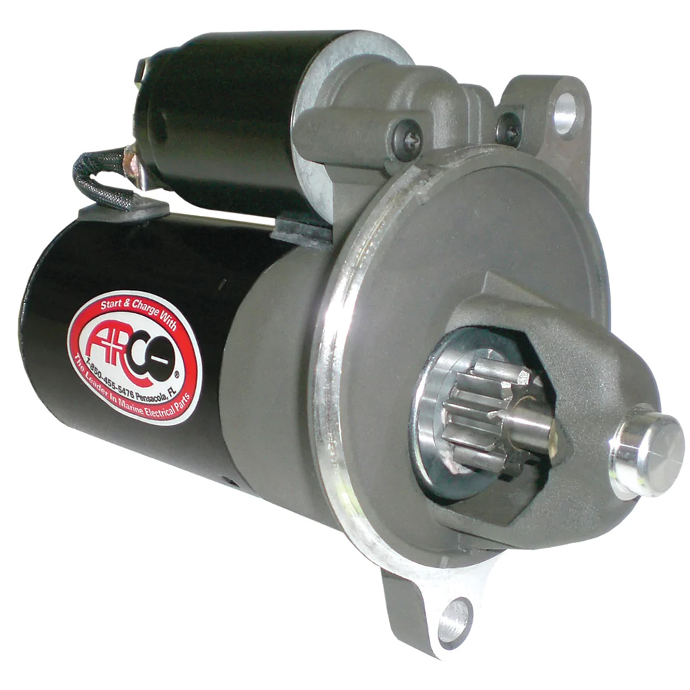 ARCO Marine High-Performance Inboard Starter w/Gear Reduction & Permanent Magnet - Clockwise Rotation 70200