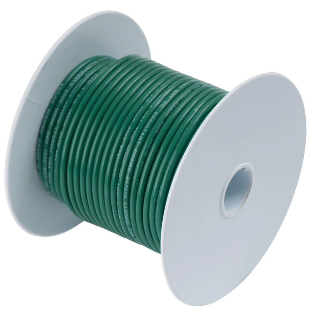Ancor Green 18 AWG Tinned Copper Wire - 1,000' 100399