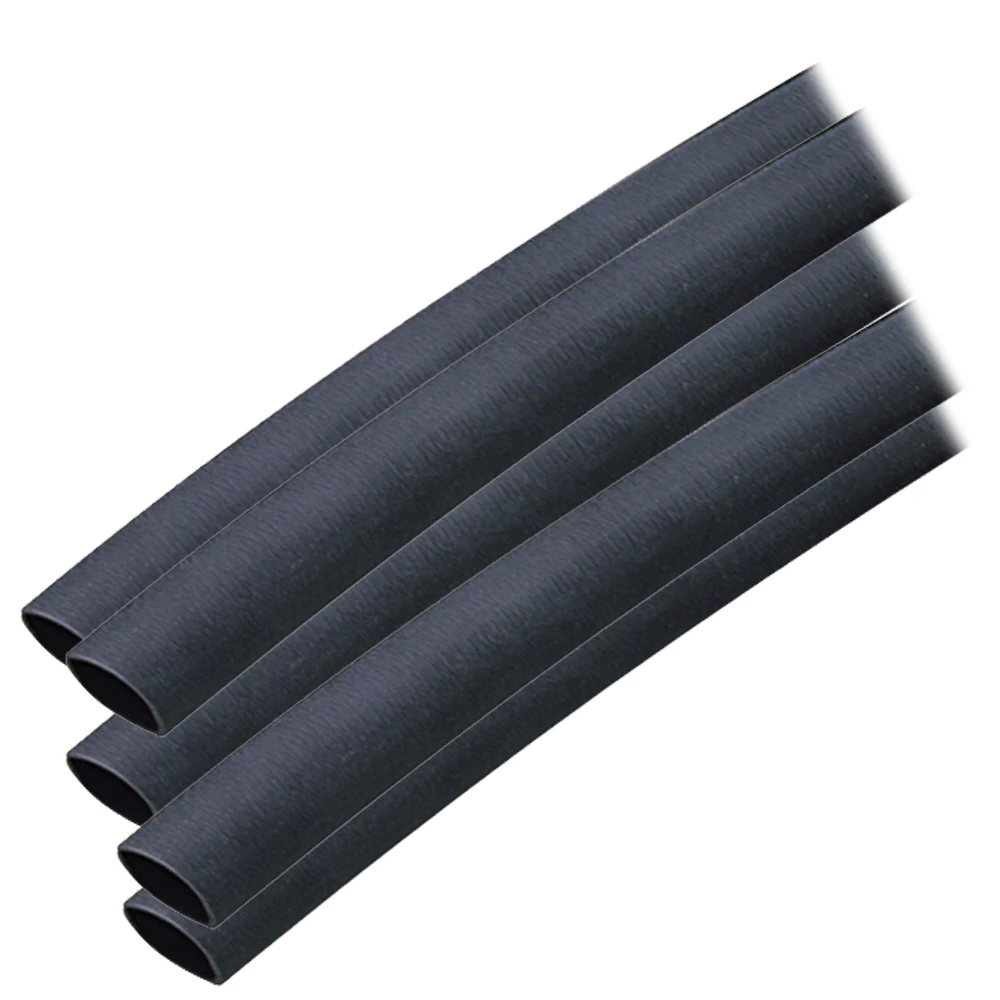Ancor Adhesive Lined Heat Shrink Tubing (ALT) - 3/8" x 6" - 5-Pack - Black 304106