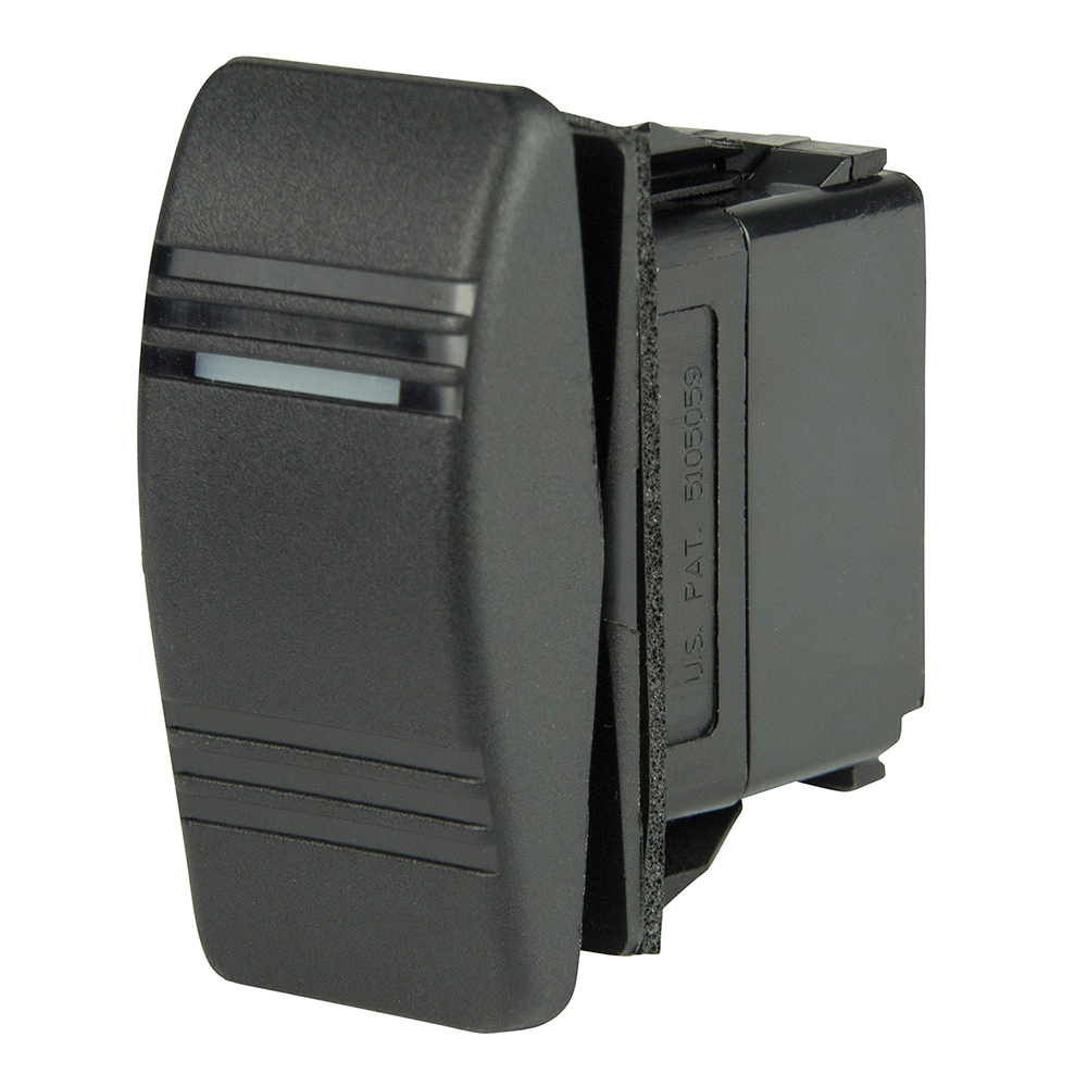 BEP SPDT Contura Switch - 1-Amber LED - (ON)/OFF/ON 1001805