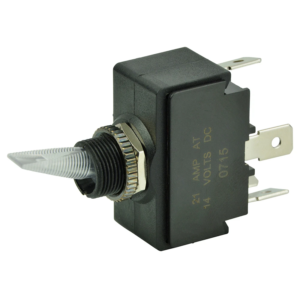 BEP SPST Lighted Toggle Switch - Red LED - 12V - ON/OFF 1001906