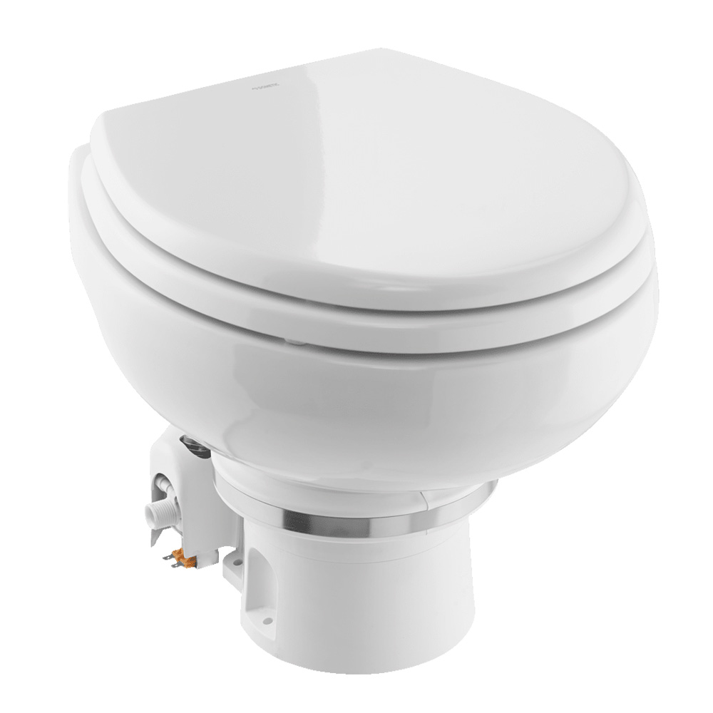 Dometic MasterFlush MF 7120 - White - Electric Macerating Toilet w/Orbit Base & Slow Close Seat - Freshwater - 12V 9610007270