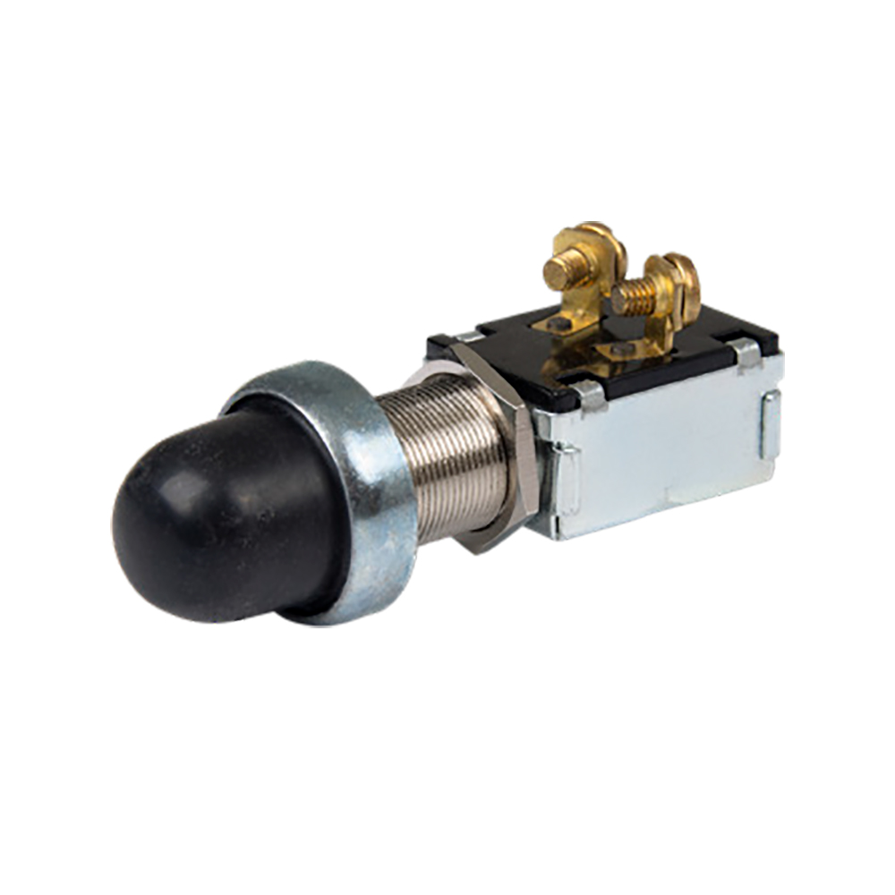 BEP 2-Position SPST Moisture Sealed Push Button Switch - OFF/(ON) 1001503