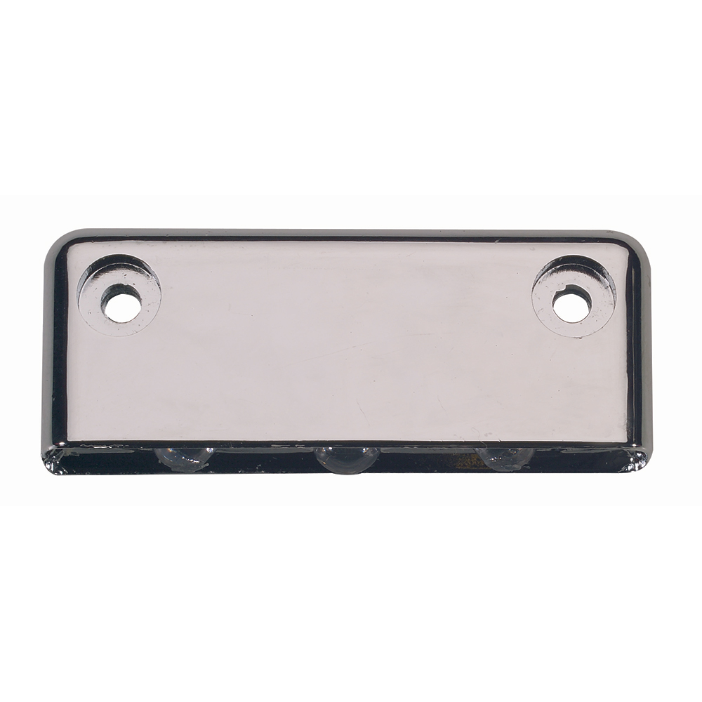 Innovative Lighting 3 LED Surface Mount Step Light - Blue w/Chrome Case 003-2200-7