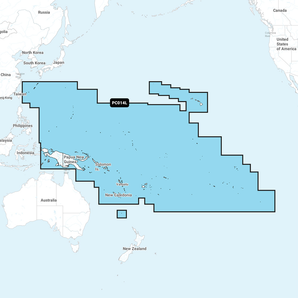 Navionics NAPC014L - Pacific Islands - Navionics+ 010-C1358-30