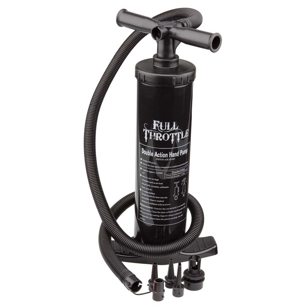 Full Throttle Dual Action Hand Pump - Black 310100-700-999-12