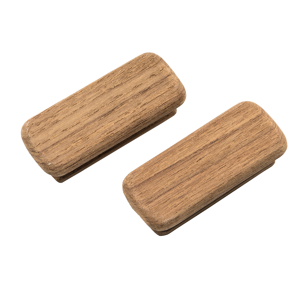 Whitecap Teak Rectangular Drawer Knob - 2-3/4"L - 2 Pack 60131-A