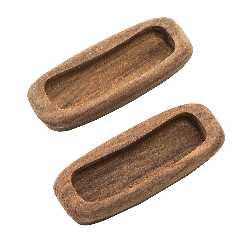 Whitecap Teak Rectangular Drawer Pull - 3-1/4"L - 2 Pack 60135-A