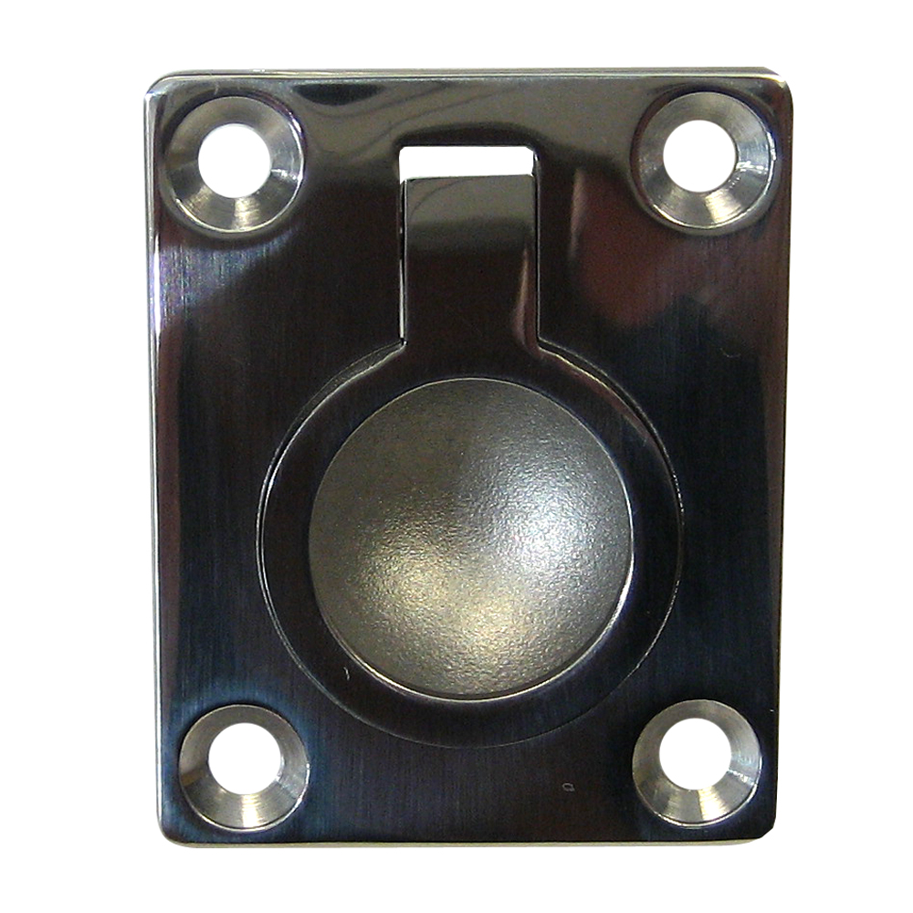 Whitecap Flush Pull Ring - 316 Stainless Steel - 1-1/2" x 1-7/8" 6022C