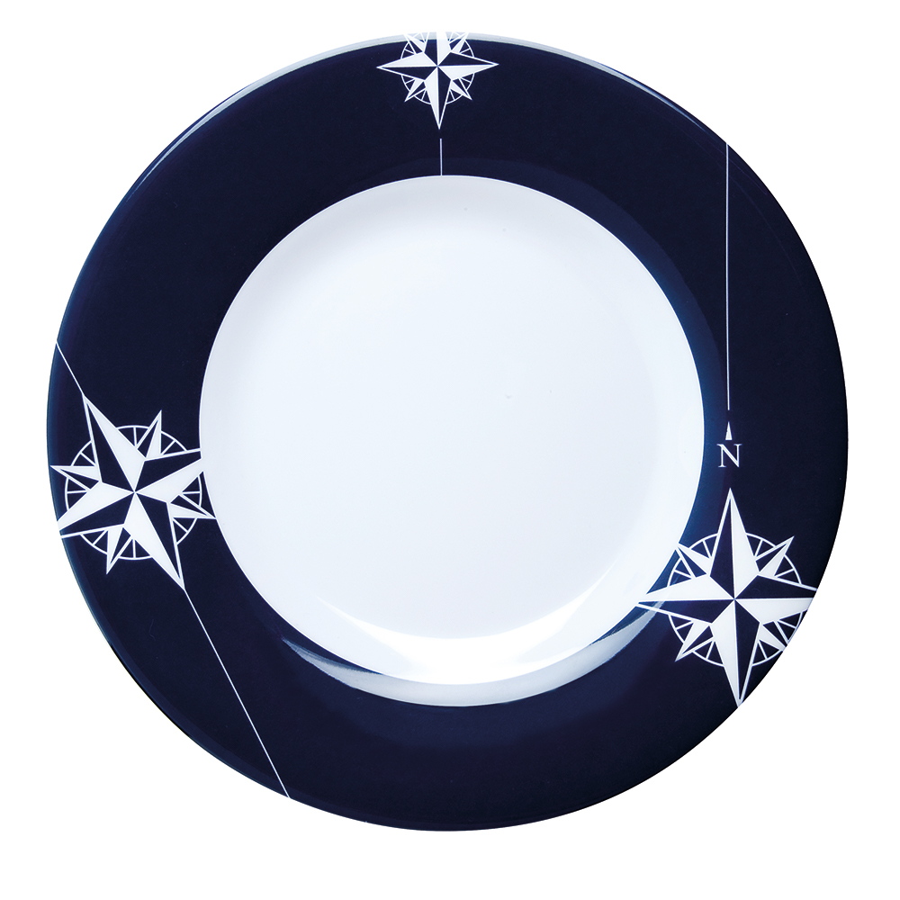 Marine Business Melamine Round Dessert Plate - NORTHWIND - 7" Set of 6 15003C