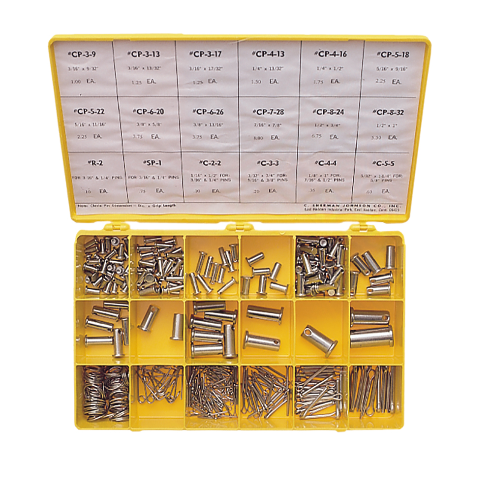 C. Sherman Johnson Cotter, Ring & Clevis Pin Parts Kit 37-503