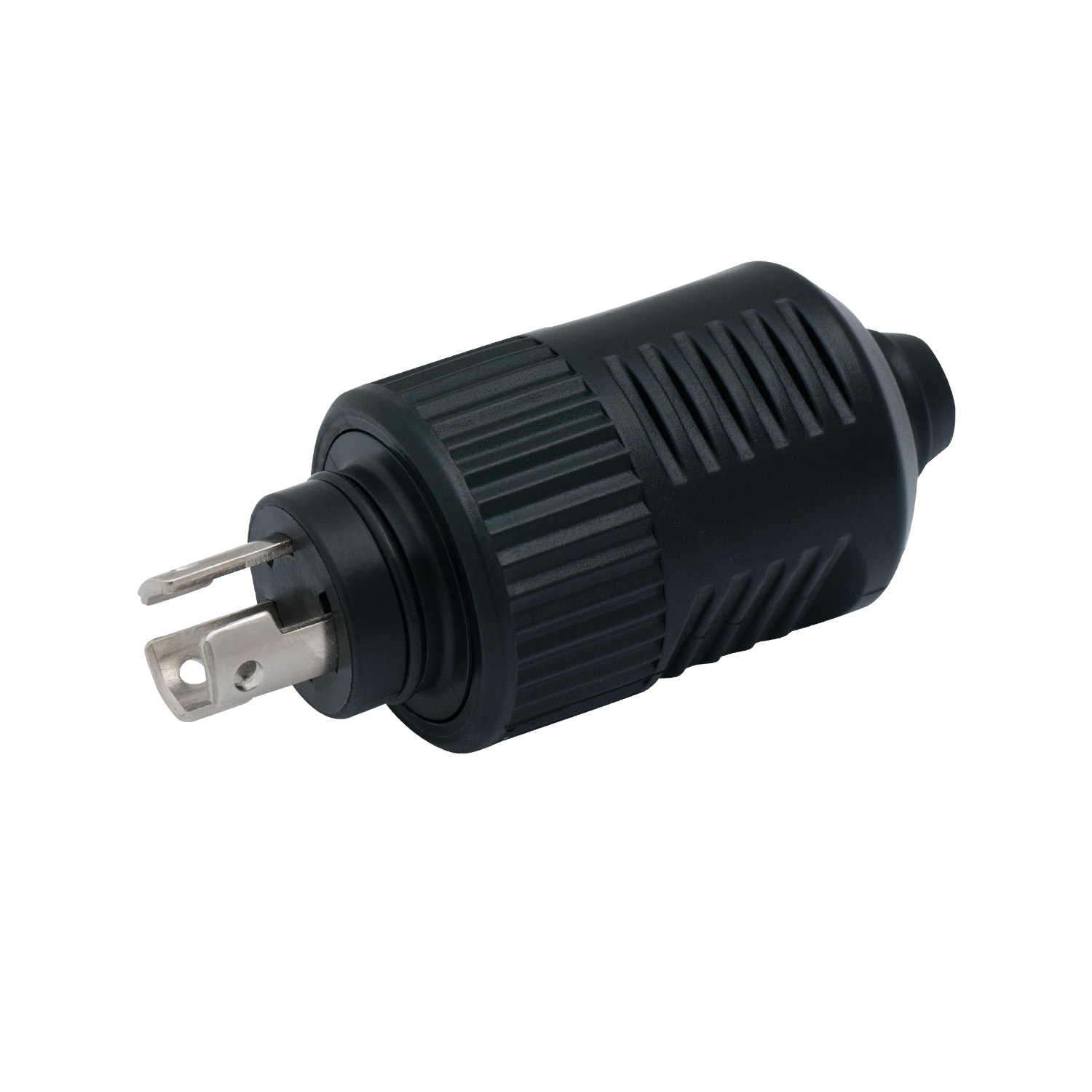 Marinco 12VBPS 3-Wire Connect Pro Plug Only Single Hole 12VBPS