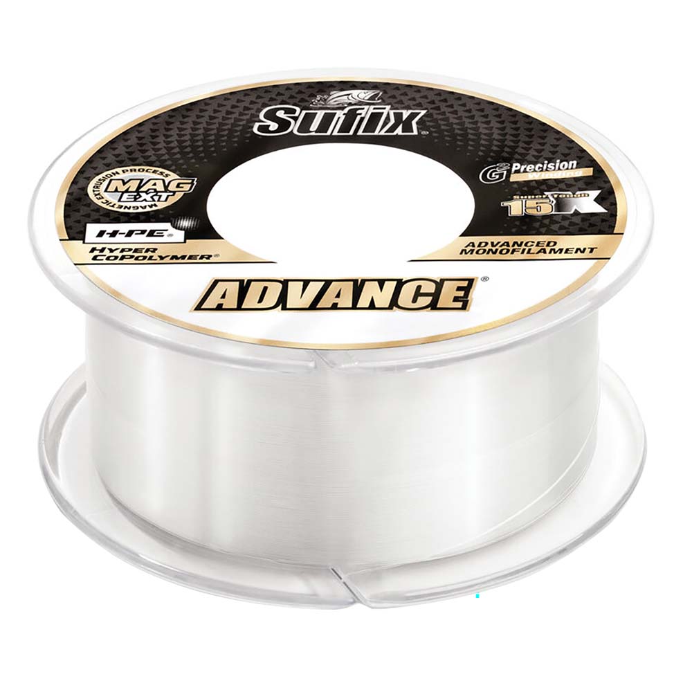 Sufix Advance® Monofilament - 14lb - Clear - 330 yds 604-114
