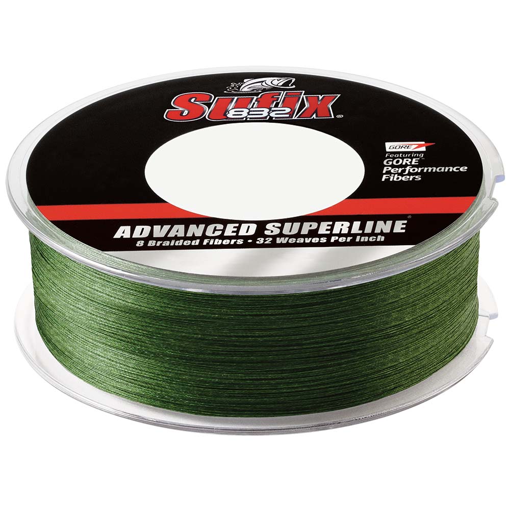 Sufix 832® Advanced Superline® Braid - 20lb - Low-Vis Green - 600 yds 660-220G