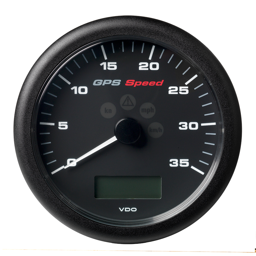 Veratron 4-1/4" (110MM) ViewLine GPS Speedometer 0-35 KNOTS/KMH/MPH - 8 to 16V Black Dial & Bezel A2C59501782