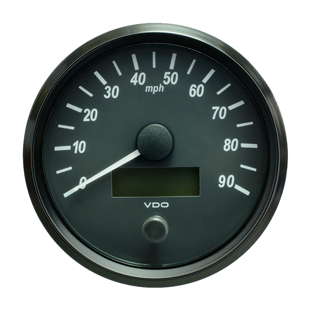 VDO SingleViu 100mm (4") Speedometer - 90 MPH A2C3832870030