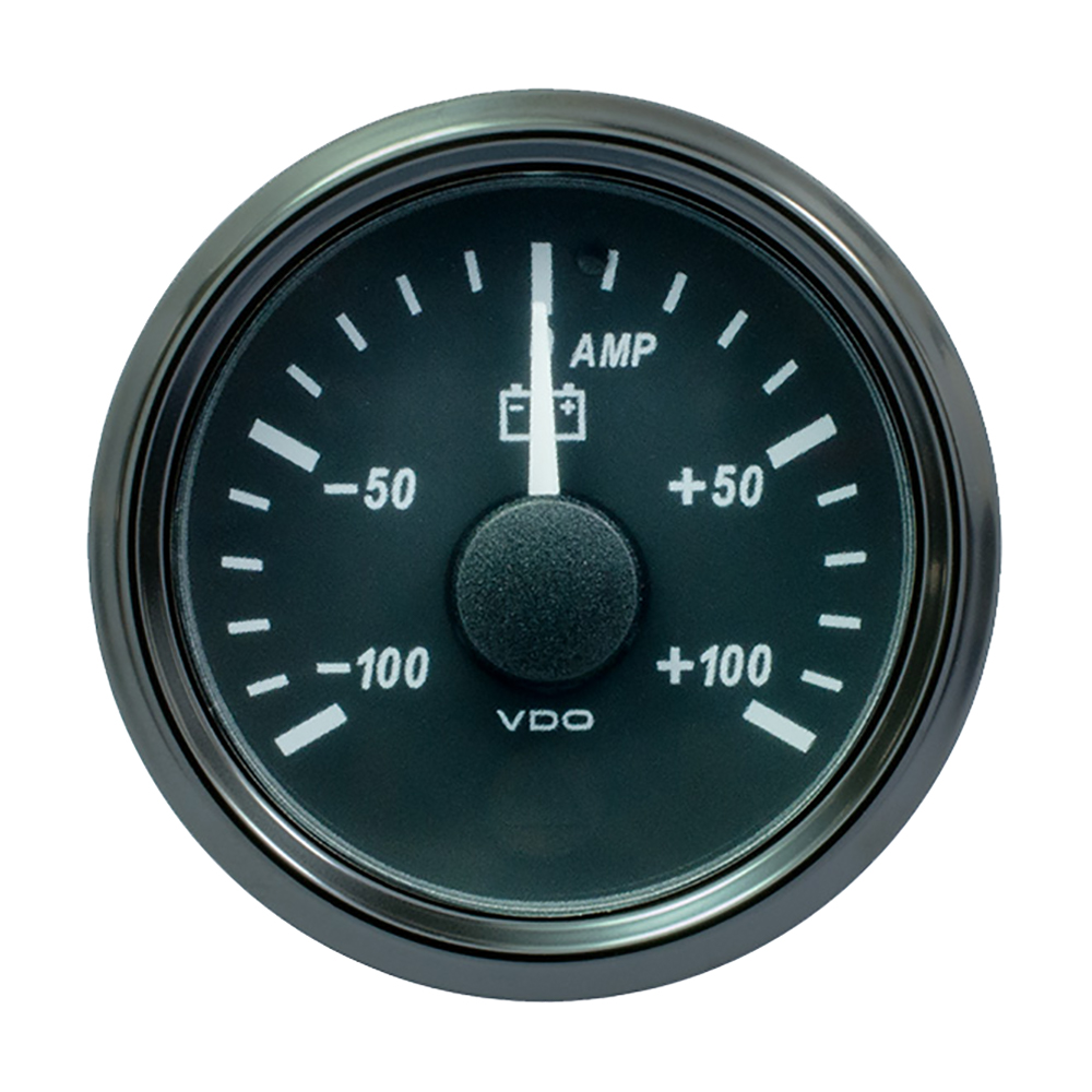 VDO SingleViu 52mm (2-1/16") Ammeter - 100 AMP A2C3833070030