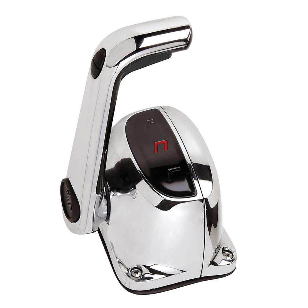 Uflex Single Lever Top Mount Control w/Neutral Lock & Trim Switch - Chrome B501CHT/L