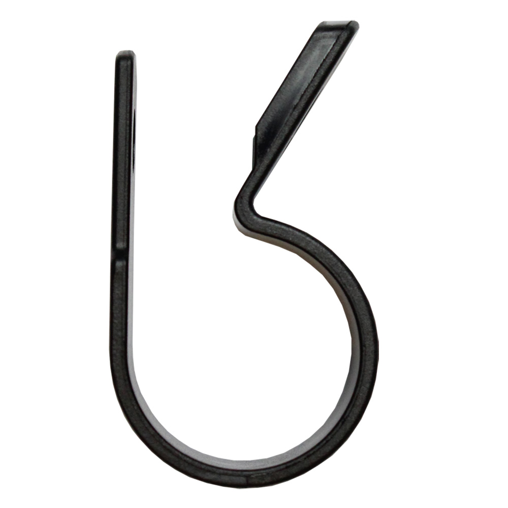Pacer UV Resistant Nylon C-Clamps - 3/8" - Black - 25 Pack BCCH06-25BK