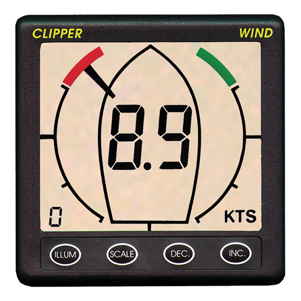 Clipper Tactical True Apparent Wind Display Repeater CLIP-TWNDRP