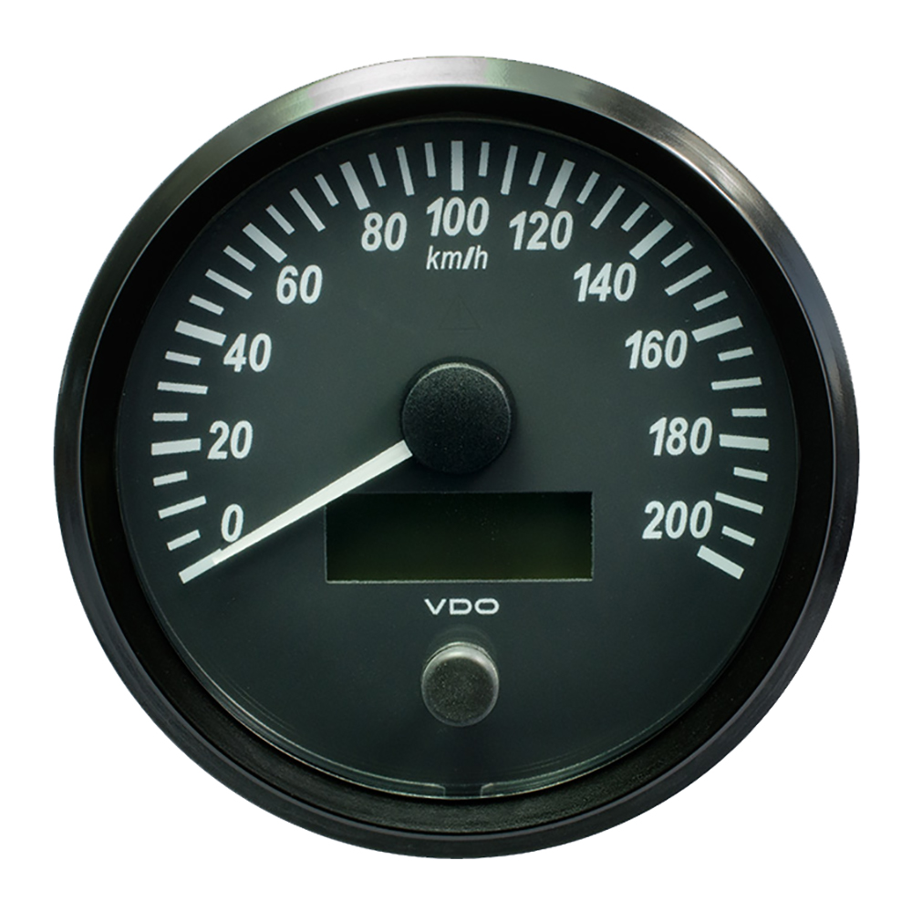 VDO SingleViu 100mm (4") Speedometer - 200 KM/H A2C3832840030