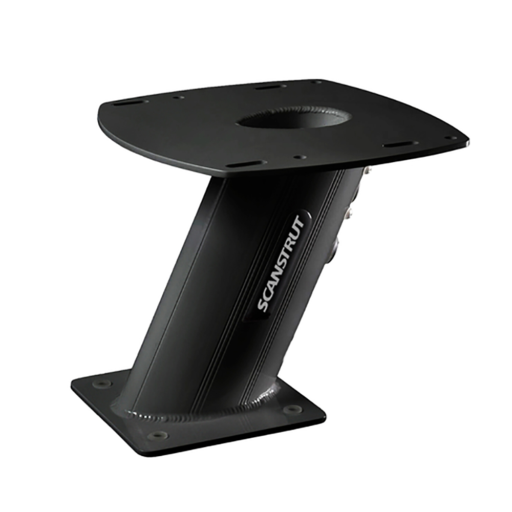 Scanstrut APT-250-01-B - Aluminum PowerTower® Radar Mount - 10" Aft Leaning - Black APT-250-01-BLK