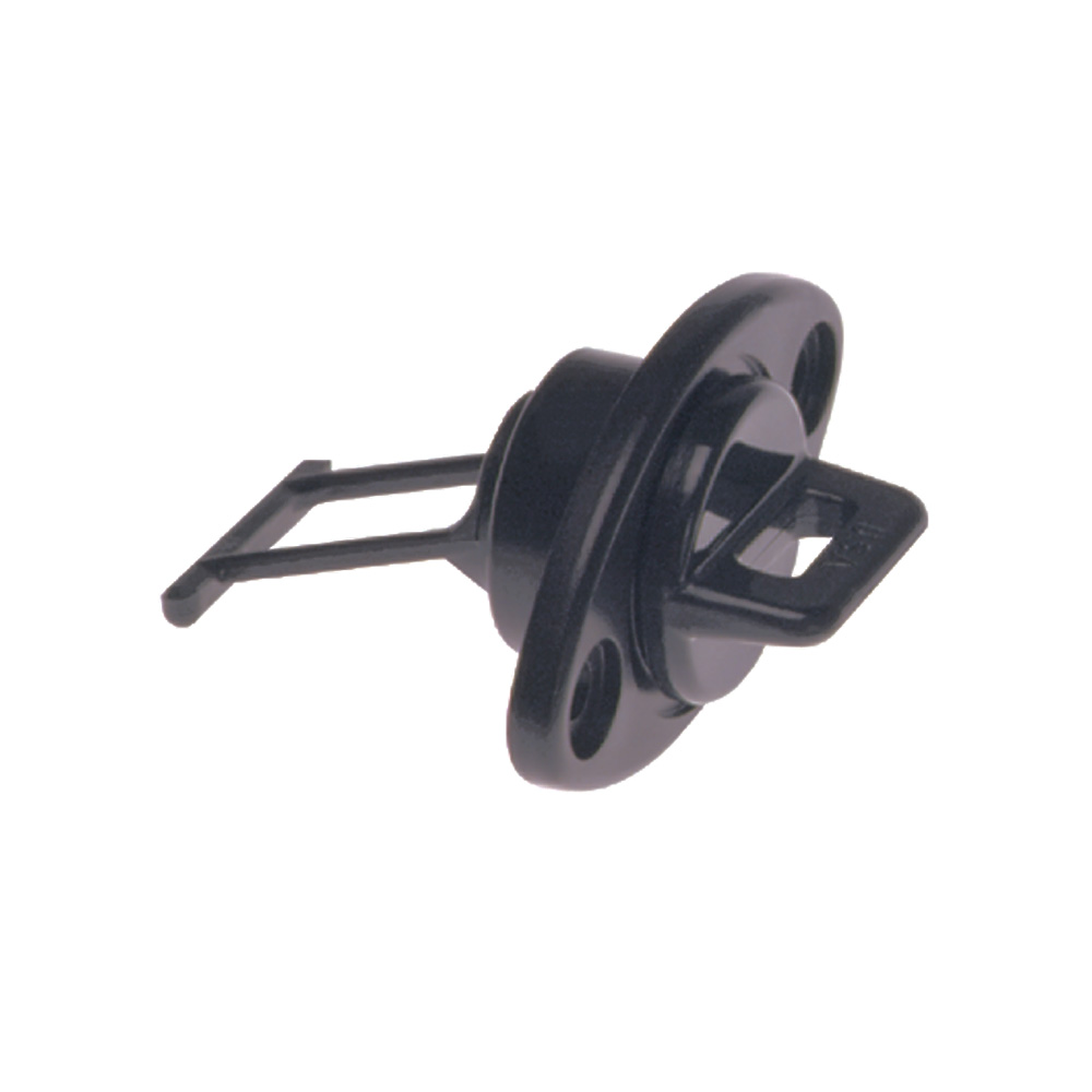 Beckson 1" Drain Plug Screw Type w/Gasket - Black DP10-B