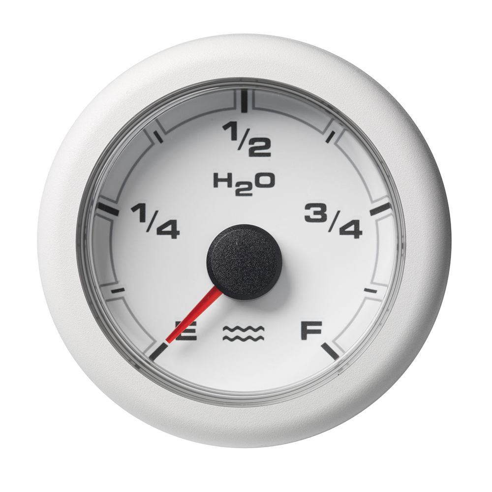 Veratron 52MM (2-1/16") OceanLink Fresh Water Empty Gauge - White Dial & Bezel A2C1065920001
