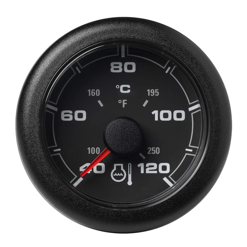 Veratron 52MM (2-1/16") OceanLink Temperature 120°C/250°F - Black Dial & Bezel A2C1065950001