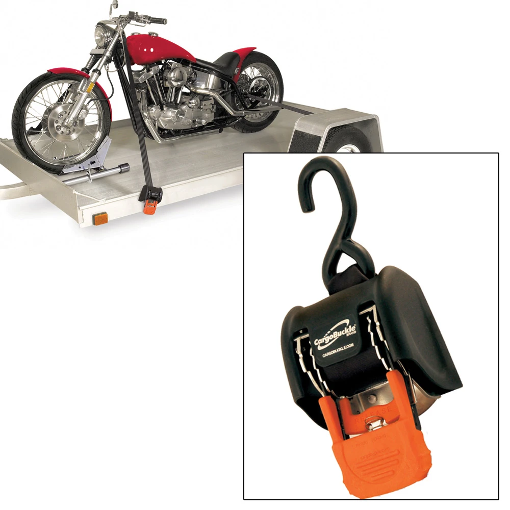 CargoBuckle G3 Retractable Ratchet Tie-Down - 2" x 72" - Pair F18800