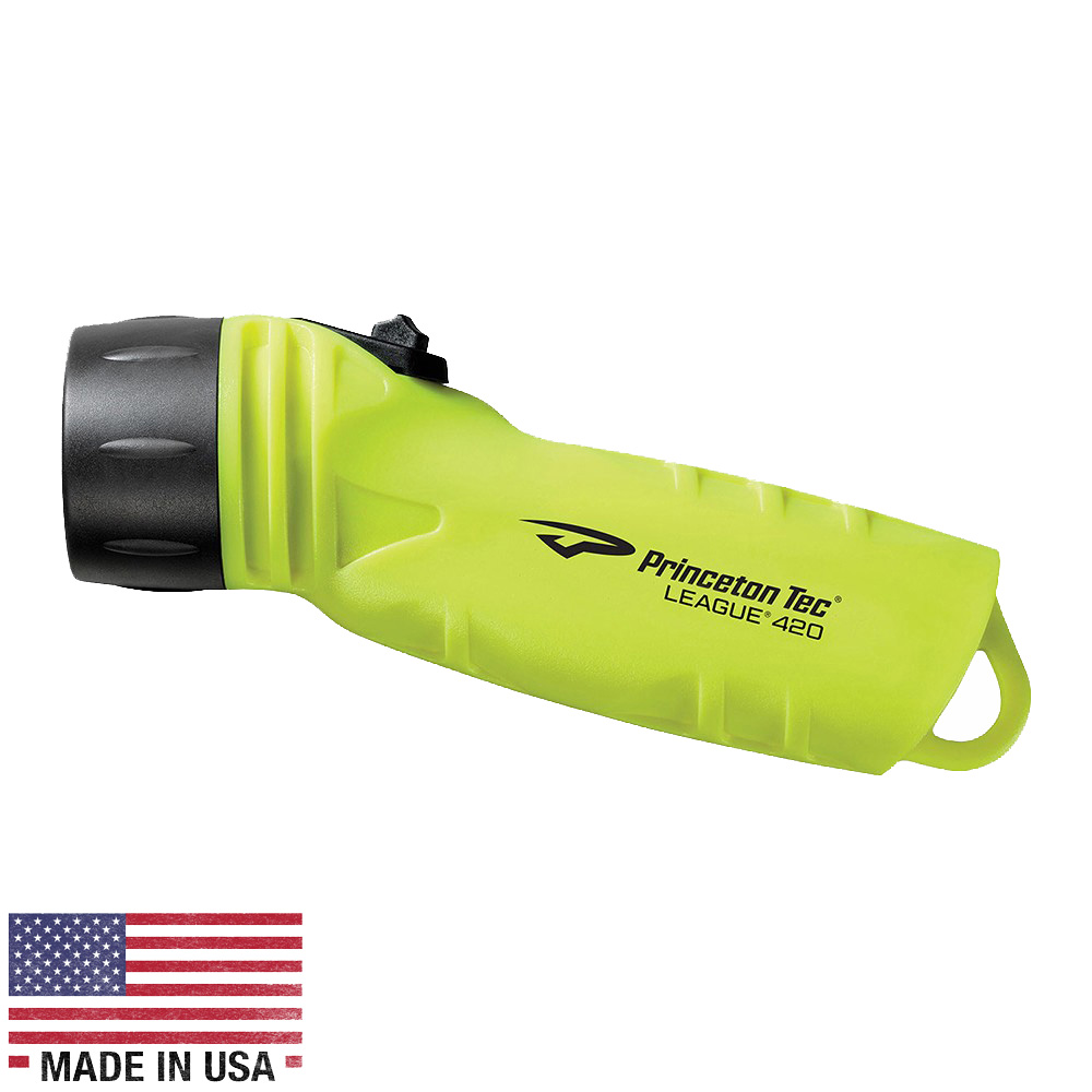 Princeton Tec League LED Flashlight - Neon Yellow LG4-NY