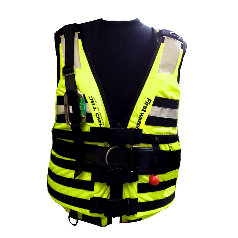 First Watch HBV-100 High Buoyancy Rescue Vest - Hi-Vis Yellow - XL to 3XL HBV-100-HV-XL-3XL