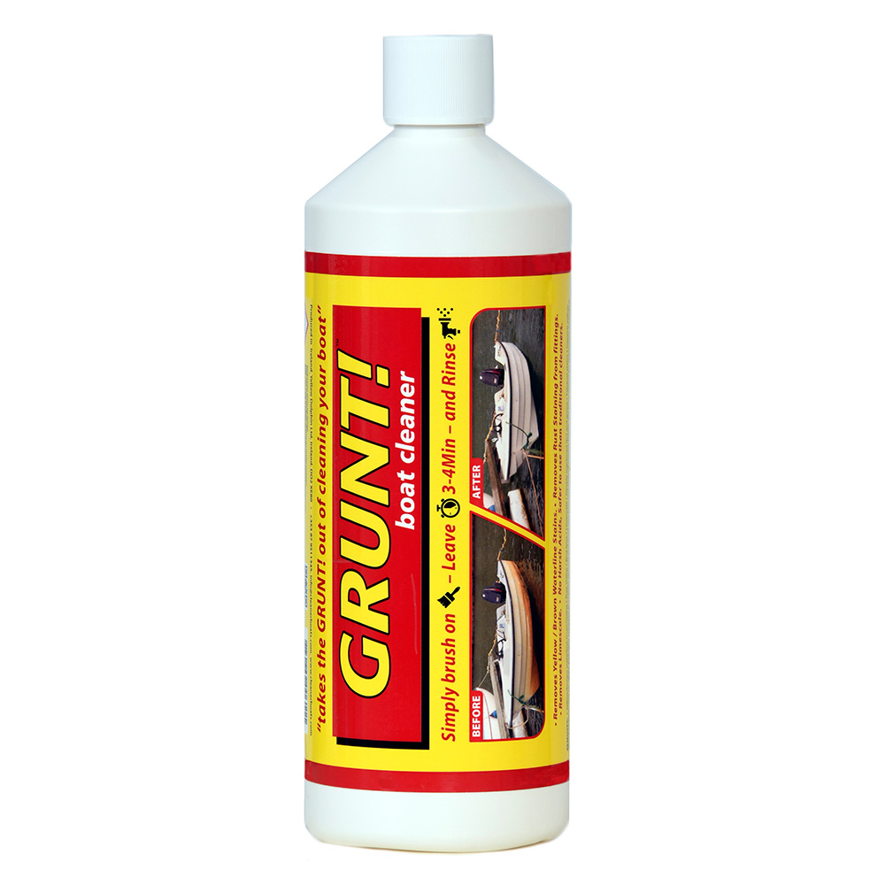 GRUNT! 32oz Boat Cleaner - Removes Waterline & Rust Stains GBC32
