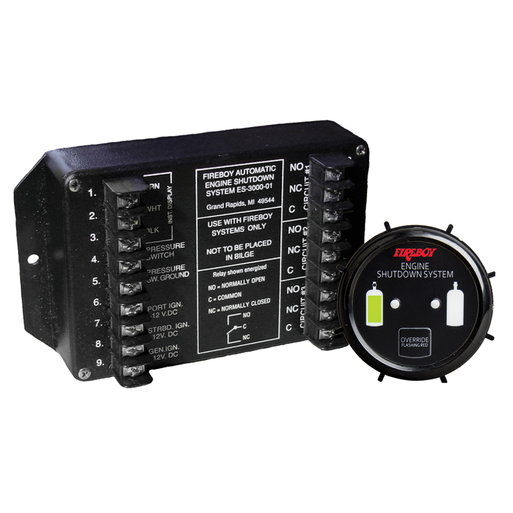 Fireboy-Xintex Engine Shutdown System w/Round Display ES-3000-01