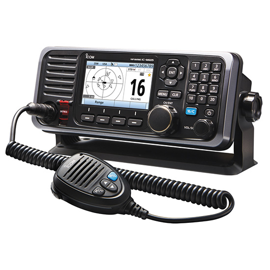 Icom M605 25W VHF Rear Mic Connector M605 31 USA