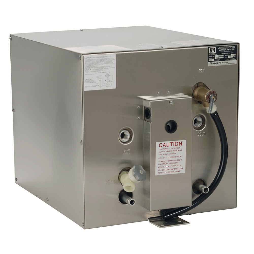 Whale Seaward 11 Gallon Hot Water Heater w/ Front Heat Exchanger - Stainless Steel - 240V - 1500W F1250