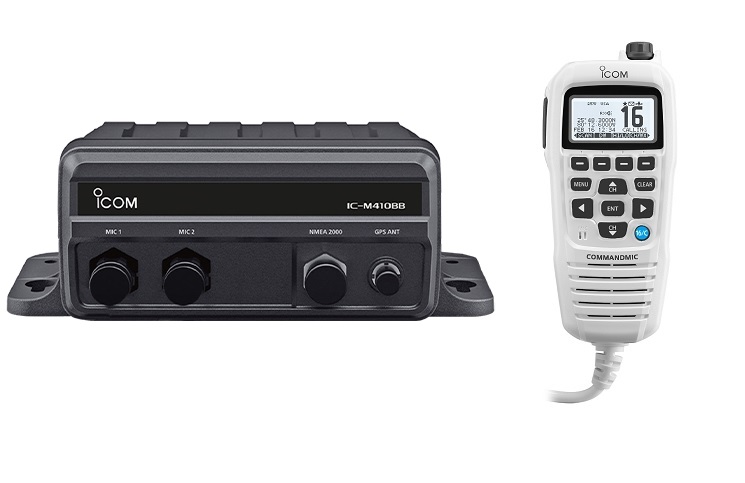 Icom M410BB Black Box VHF With HM195GW White M410BB GW 11 USA