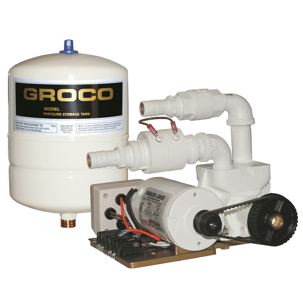 GROCO Paragon Junior 12v Water Pressure System - 1 Gal Tank - 7 GPM PJR-A 12V