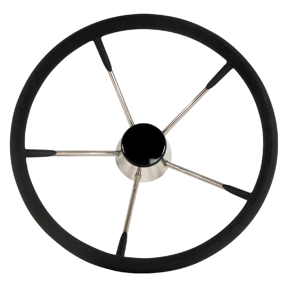 Whitecap Destroyer Steering Wheel - Black Foam - 13-1/2" Diameter S-9003B