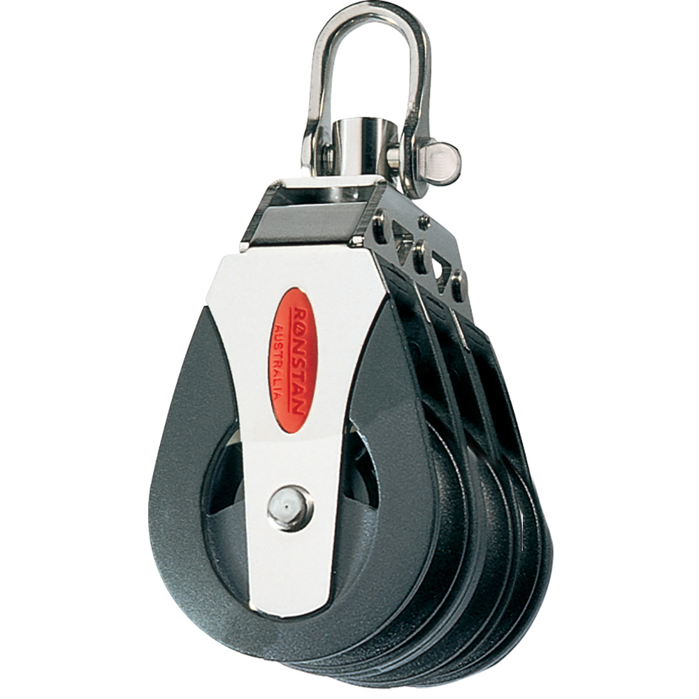 Ronstan Series 40 Ball Bearing Block - Triple - Swivel Head RF40300