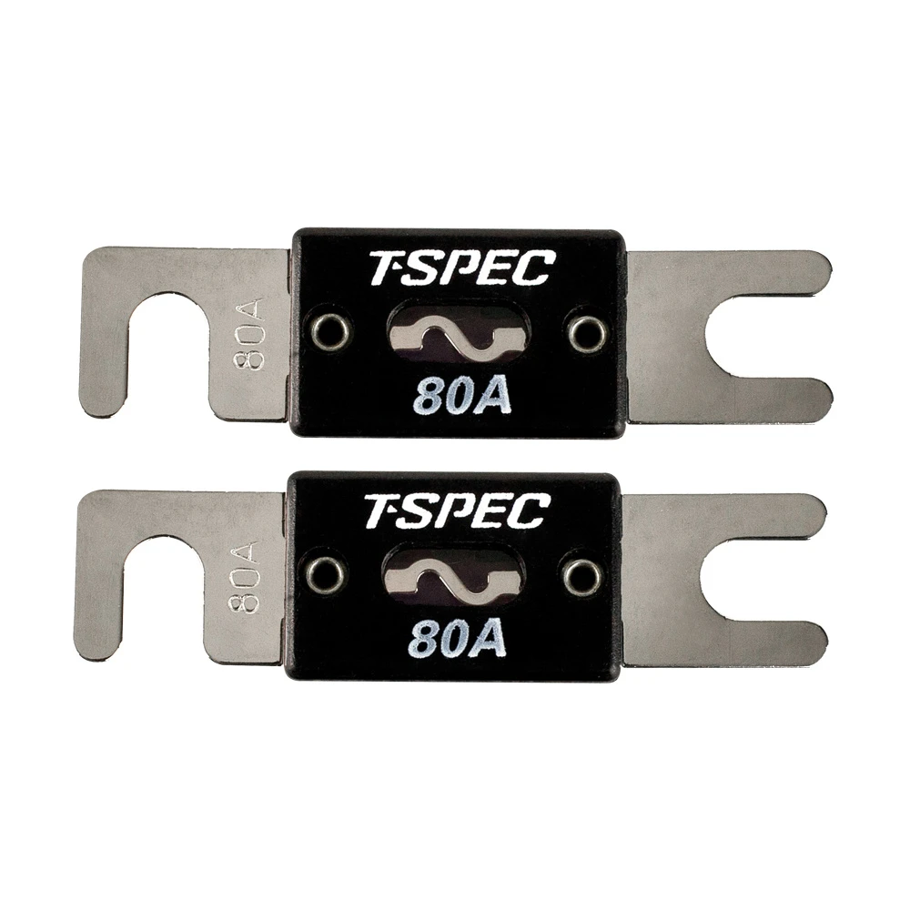 T-Spec V8 Series 80 AMP ANL Fuse - 2 Pack V8-ANL80