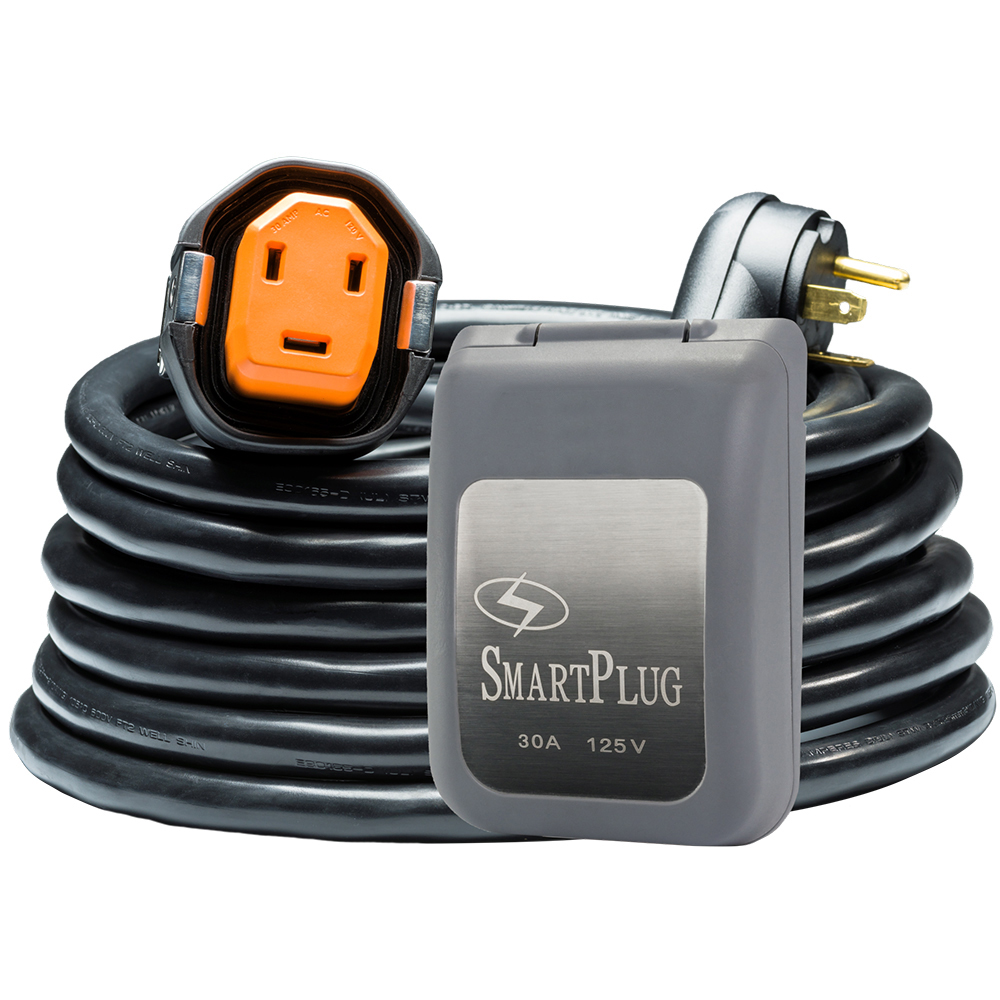 SmartPlug RV Kit 30 AMP Dual Configuration Cordset & Grey Inlet Combo - 30' R30303BM30PG