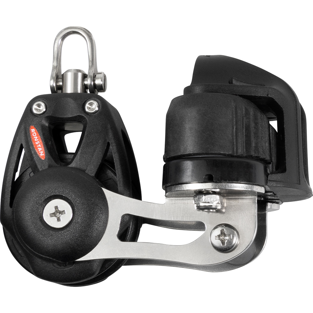 Ronstan Series 40 Orbit Single BB Block w/Cleat & Swivel RF48120