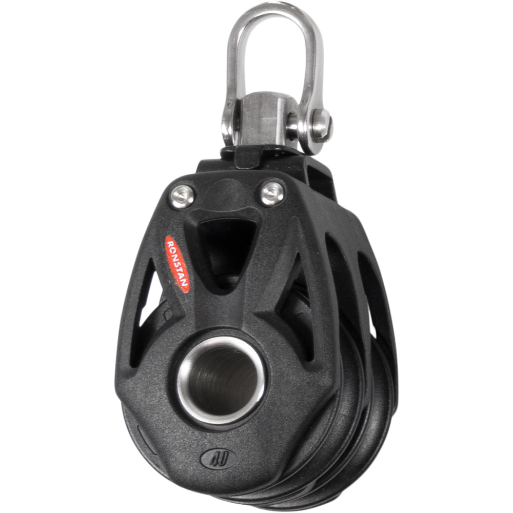 Ronstan Series 40 Orbit BB Double Block w/Swivel & Shackle RF48200