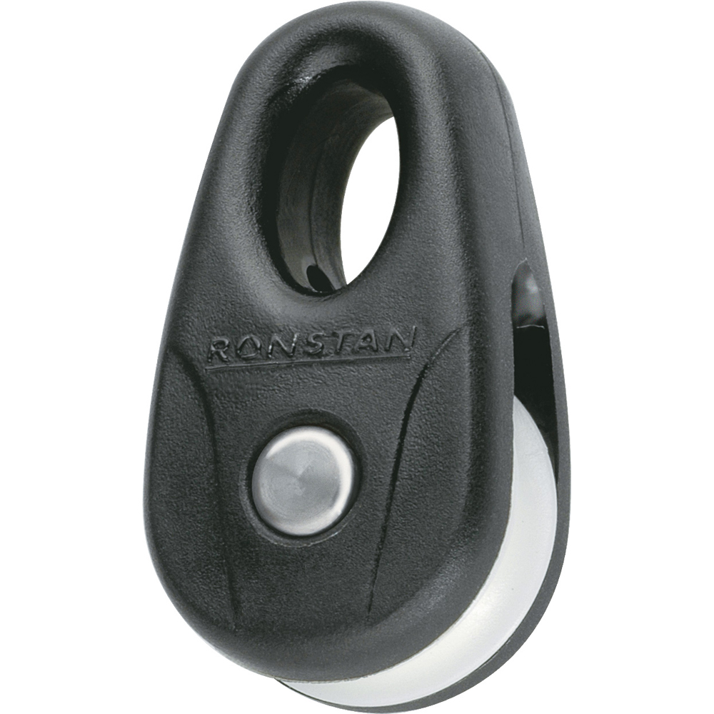 Ronstan Kite Block - Black w/White Sheave (Pair) RF13101-2